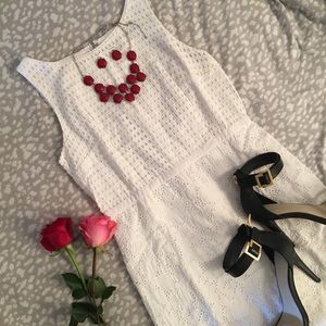 White Ann Taylor LOFT dress